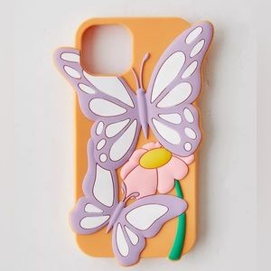 Urban Outfitters Butterfly Flower 3D iPhone 12/12 pro Case Never Opened